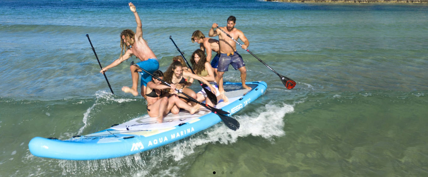 AQUA MARINA MEGA BOARD PADDLEBOARDY.CZ SKUPINA NA VODE